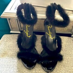 Privileged fur heels